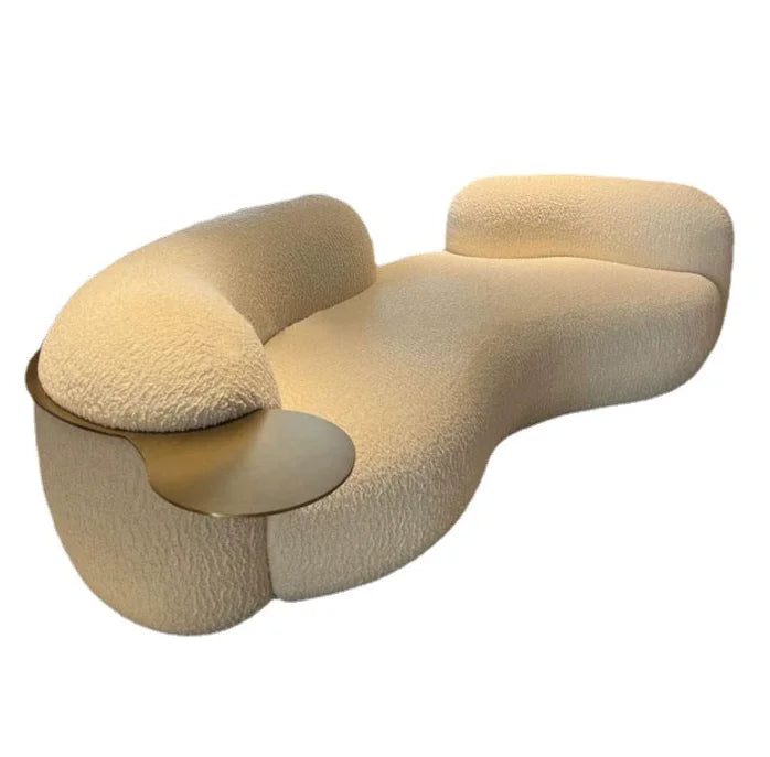 Athena Nordic Light Luxury Curved Sofa