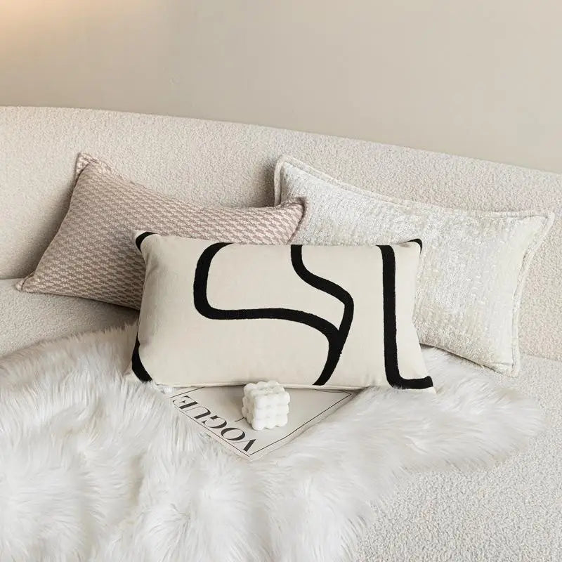 Luxury Embroidered Cushion Covers - Designer Decorative Pillow Cases