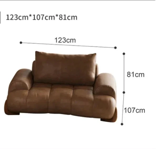 Athena Modern Leather Grand Sofa