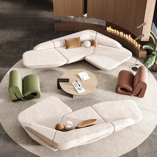 Maison Geometric Sectional Sofa - Luxury Designer Furniture