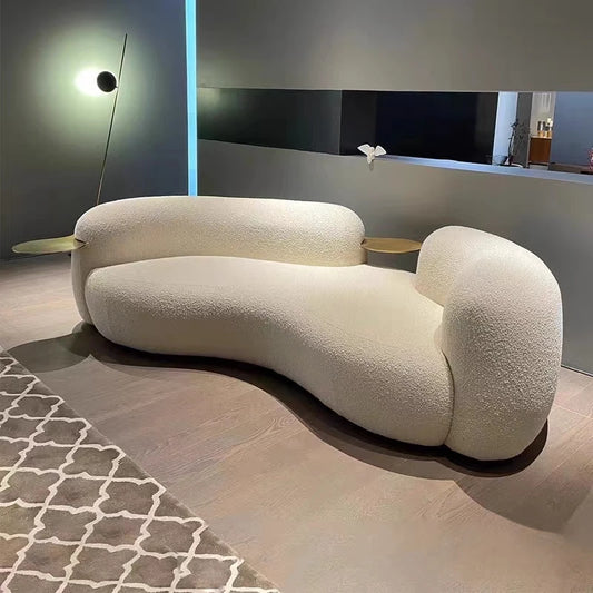 Athena Nordic Light Luxury Curved Sofa