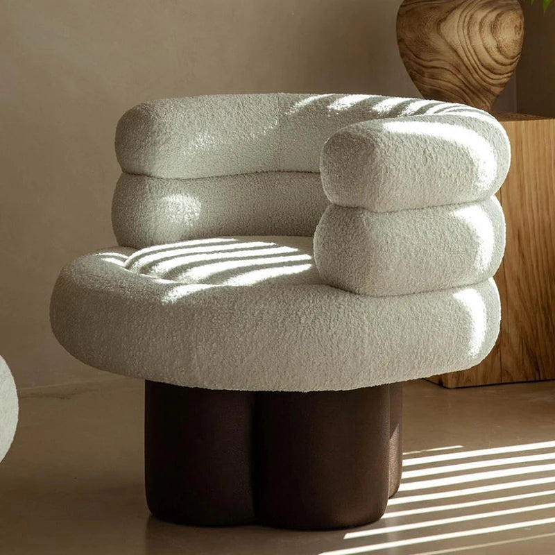 Kōzē Nordic Luxury Velvet Leisure Chair