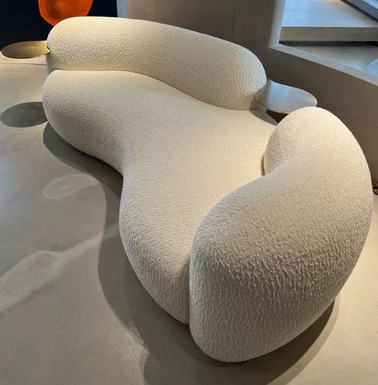 Athena Nordic Light Luxury Curved Sofa