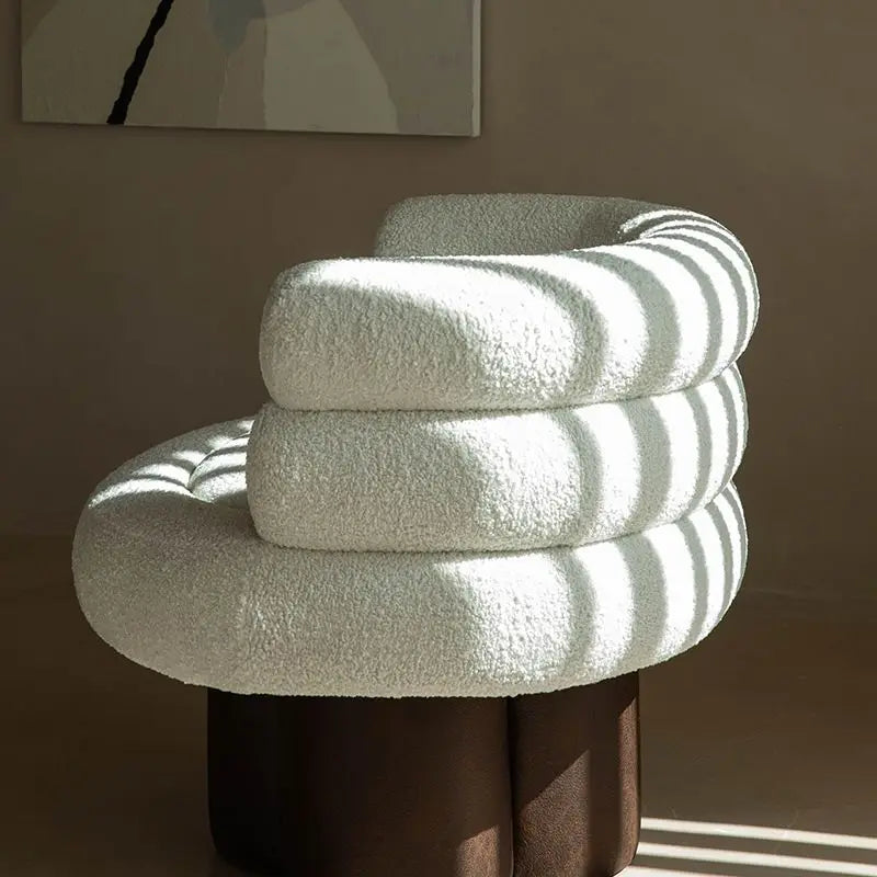 Kōzē Nordic Luxury Velvet Leisure Chair
