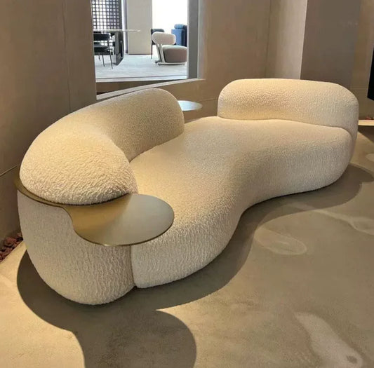 Athena Nordic Light Luxury Curved Sofa